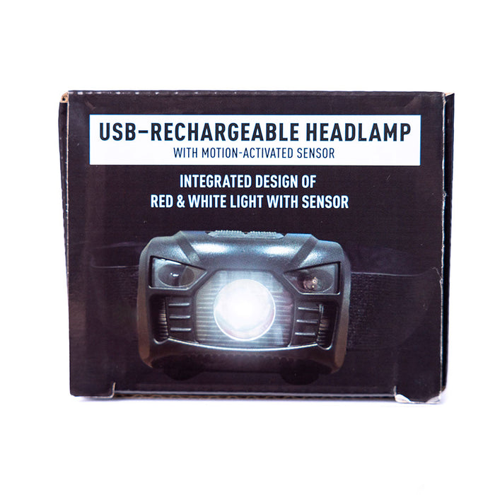 Rechargeable Sensor Headlamp