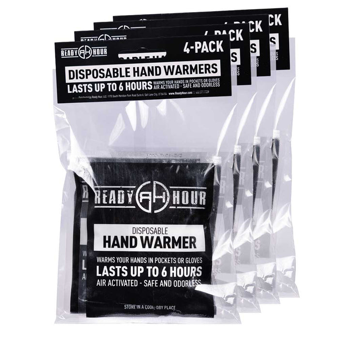 4 Emergency Hand Warmers - (16 total, 4 packs)