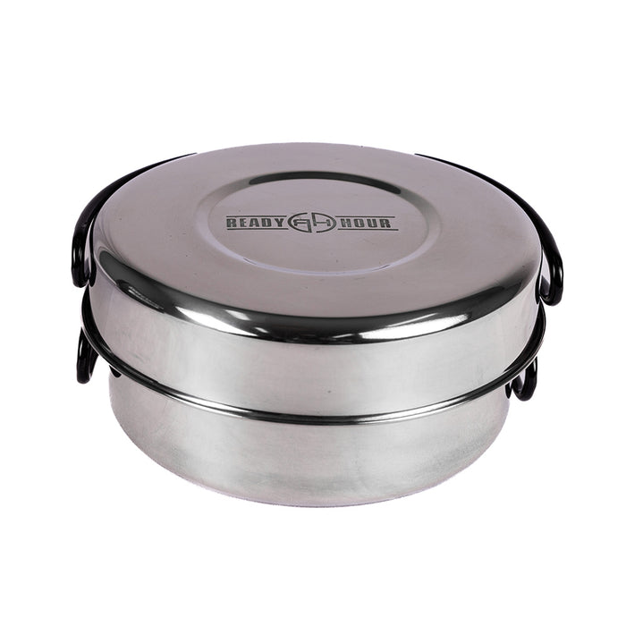 Stainless Steel Fry Pan - Round - Silver - 1 Count Box
