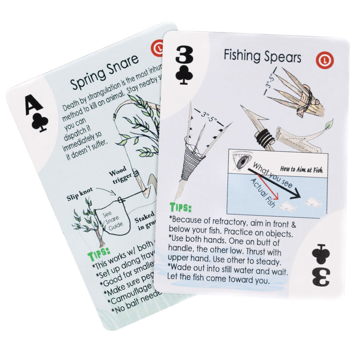 Traps, Snares & Primitive Weapons Playing Cards