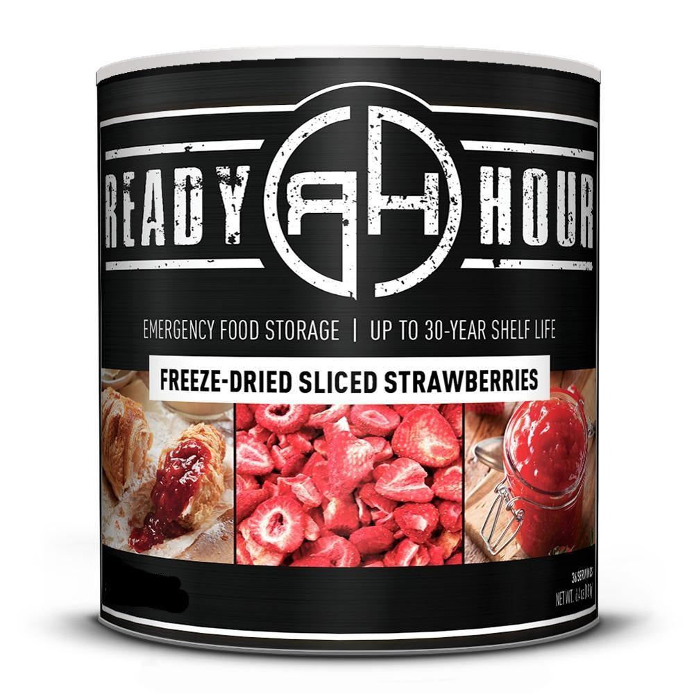 Ready Hour Freeze-Dried Sliced Strawberries (36 servings)