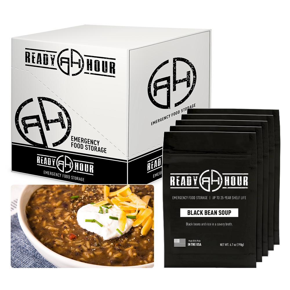 Ready Hour Black Bean Soup Case Pack (20 servings, 5 pk.)