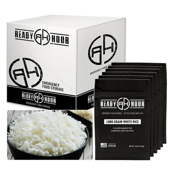 Ready Hour Long Grain White Rice Case Pack (60 servings, 6 pk.)