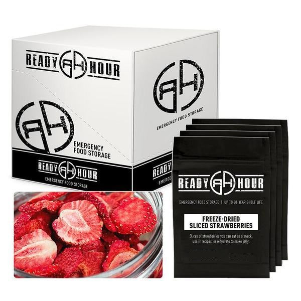 ready hour case pack freeze dried strawberries