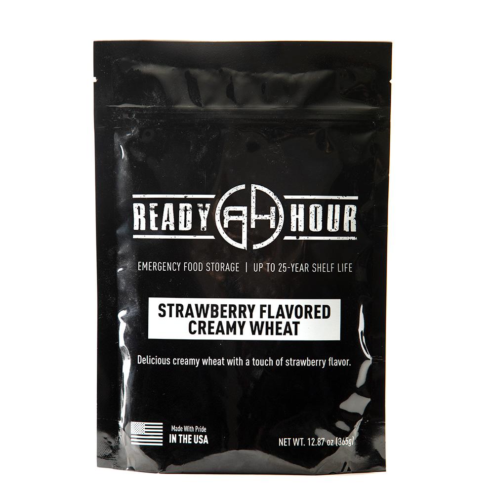 Strawberry Flavored Creamy Wheat Single Package (8 servings) - Ready Hour